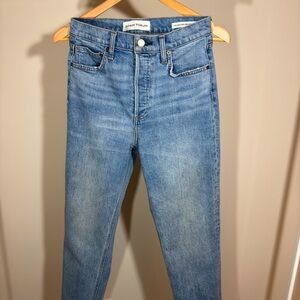 Aritzia Denim Forum The Arlo Hi-Rise Straight Jean